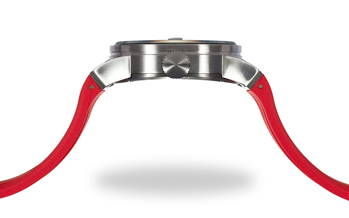 Locman Montecristo Uomo 051100BKFRD0GOR: Orologio Dal Design Audace Nero E Rosso