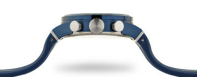 Locman Montecristo Chrono Blu PVD blu silicone 0510BLBLFWH0SIB