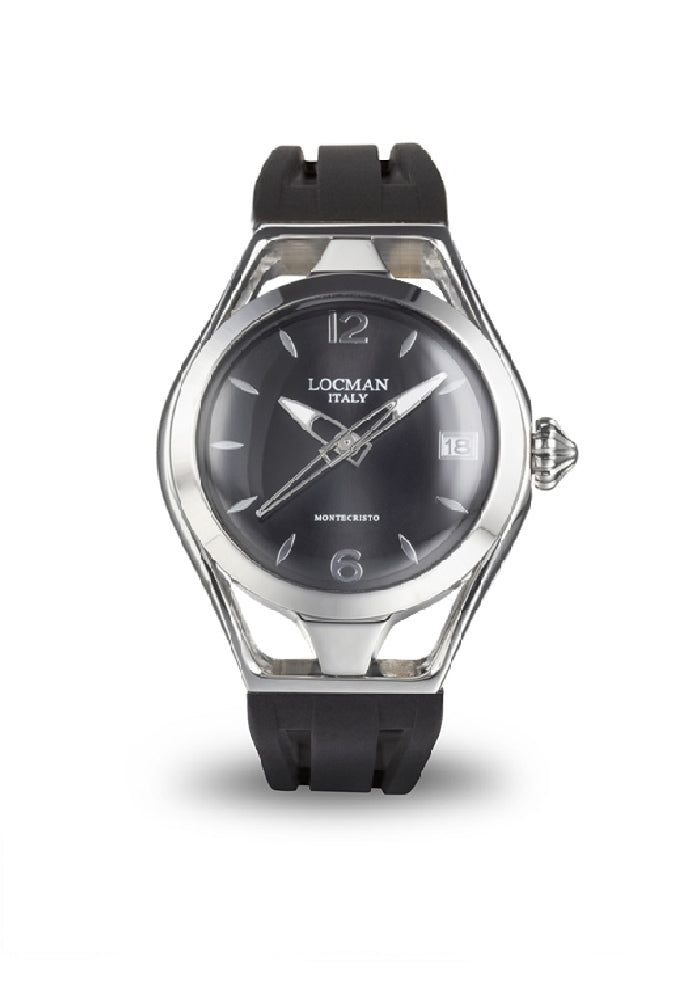 Locman Montecristo lady quadrante nero silicone 0526A01A-00BKNKSK