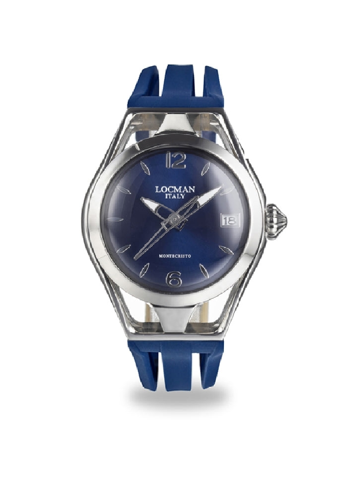 Locman Montecristo lady quadrante blu silicone 0526A02A-00BLNKSB