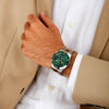 Orologio Maserati Competizione quadrante verde acciaio bicolore