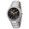 Orologio Maserati Stile crono acciaio quadrante nero R8873642010