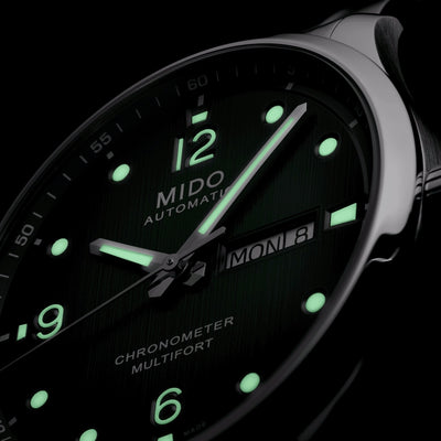 Orologio Mido Multifort M Chronometer verde certificato COSC