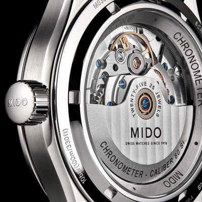 Orologio Mido Multifort M Chronometer verde certificato COSC