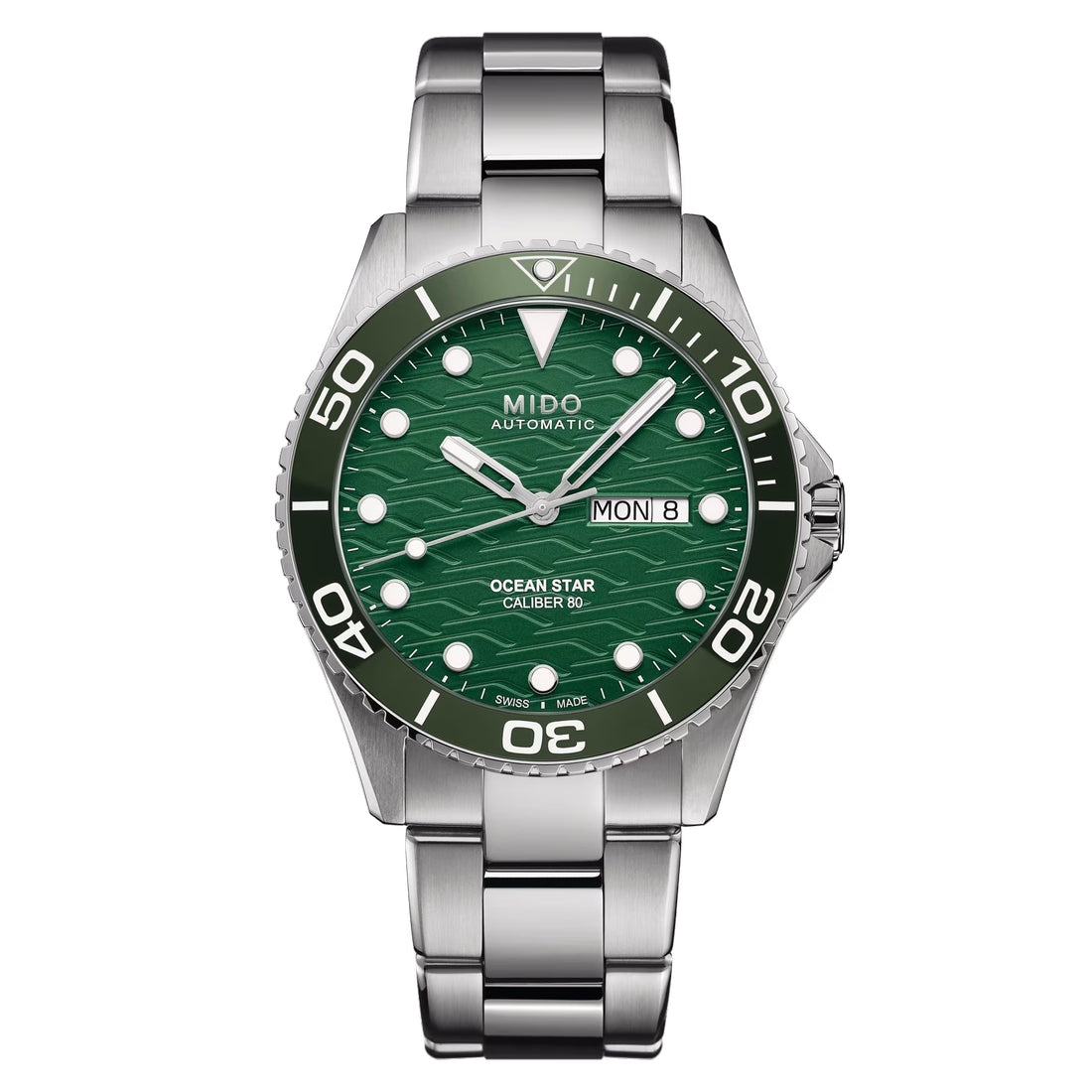 Orologio Mido Ocean Star 200C quadrante e ghiera ceramica verde