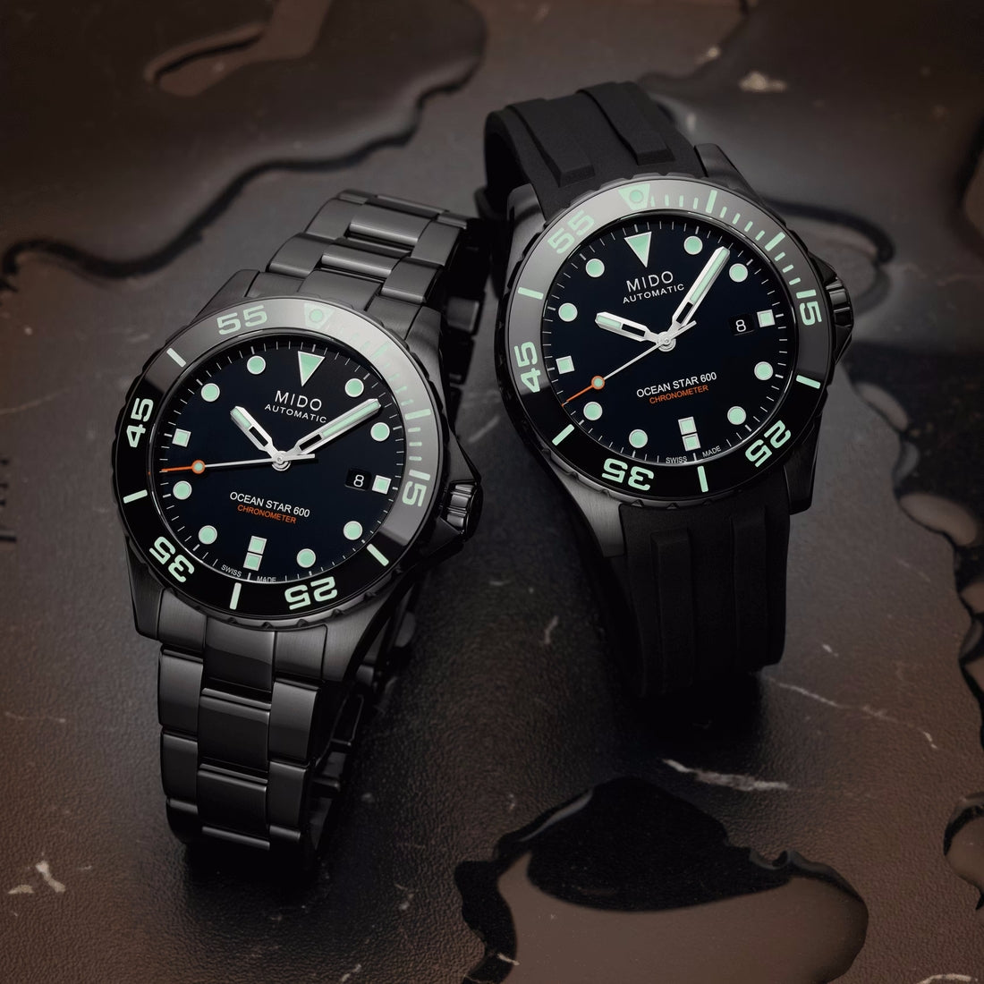 Orologio Mido Ocean Star 600 Chronometer DLC nero