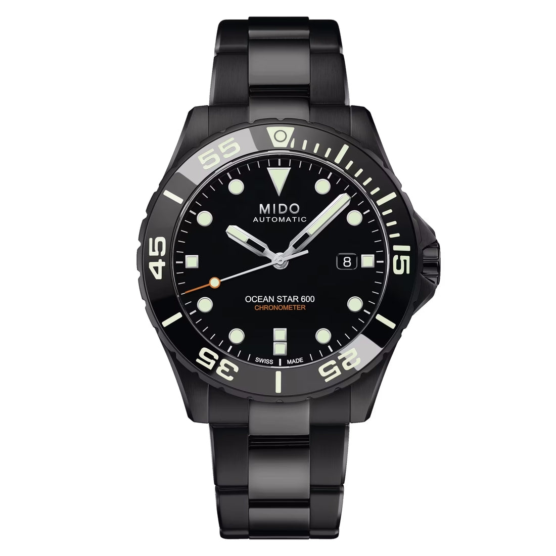 Orologio Mido Ocean Star 600 Chronometer DLC nero