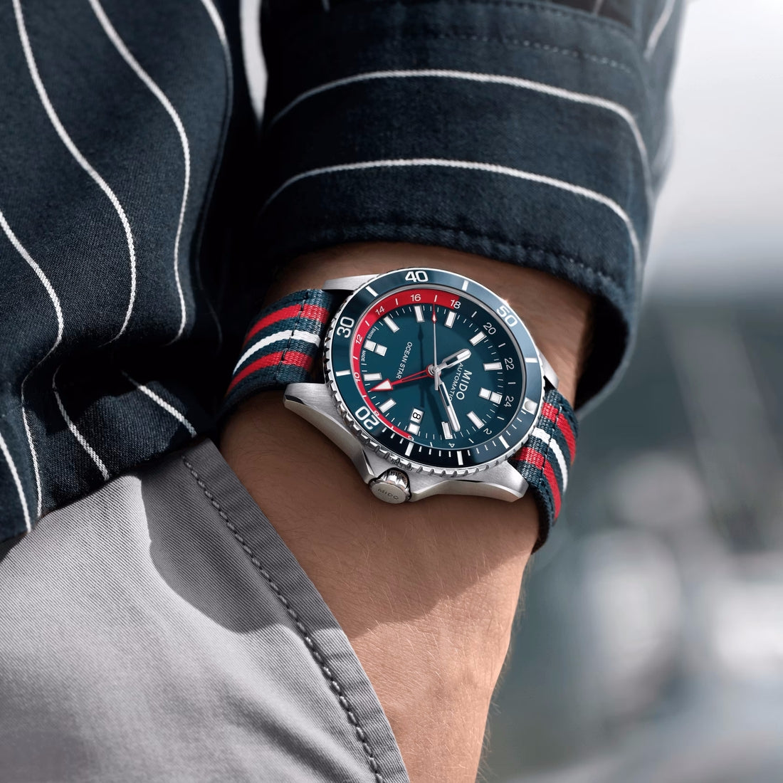 Orologio Mido Ocean Star GMT pepsi edizione speciale