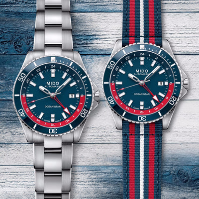 Orologio Mido Ocean Star GMT pepsi edizione speciale