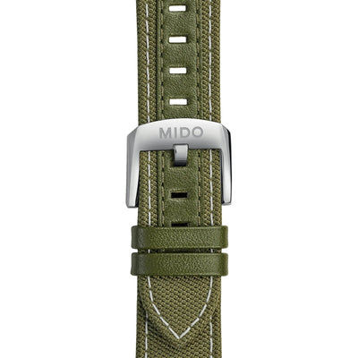 Orologio Mido Ocean Star Tribute verde militare canvas