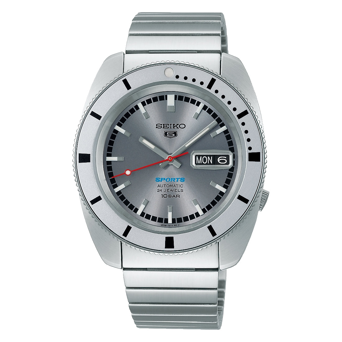 Orologio Seiko 5 Sports SRPL03K1 silver limited riedizione 1968