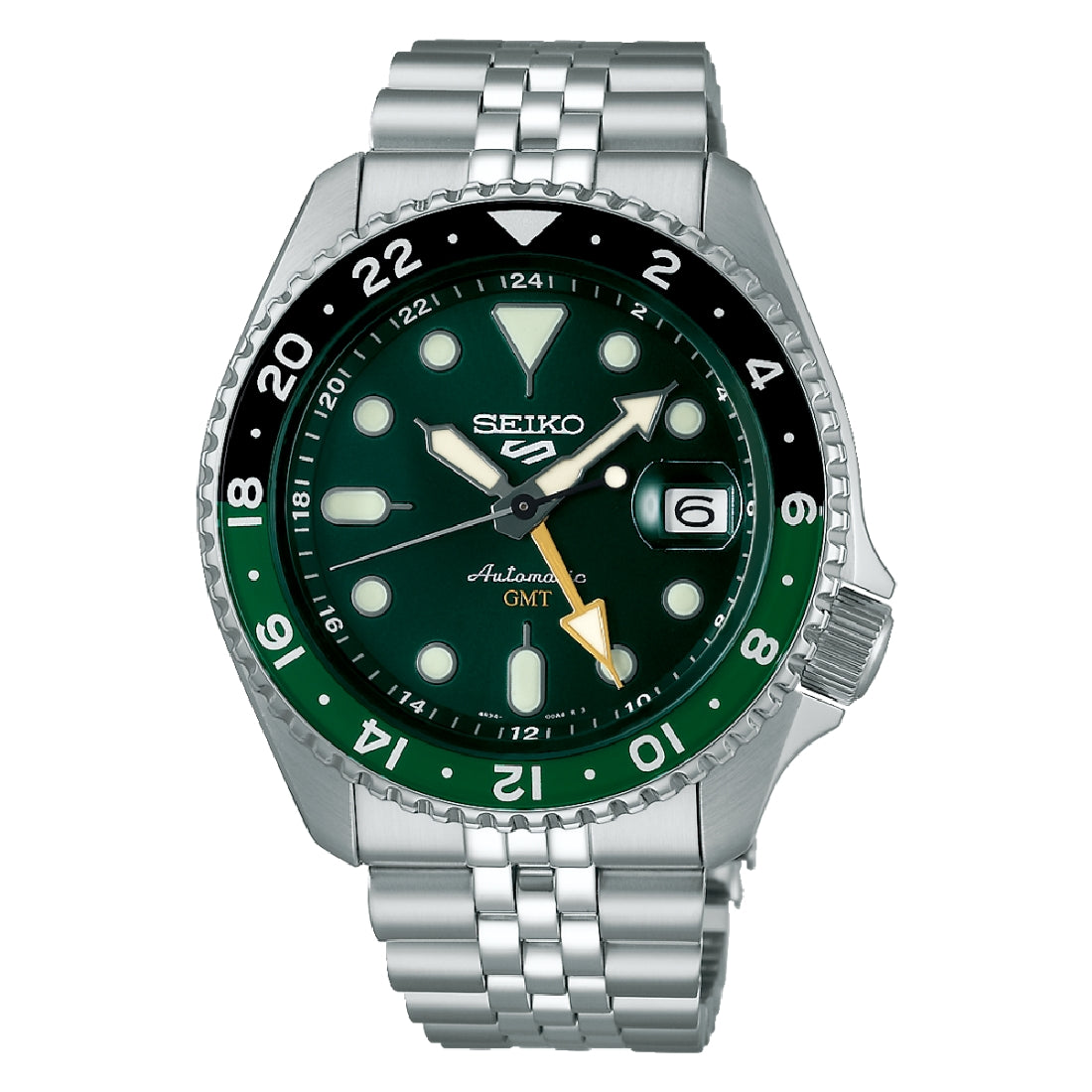 Orologio Seiko Sports SSK035K1 GMT verde jubilee Paladini