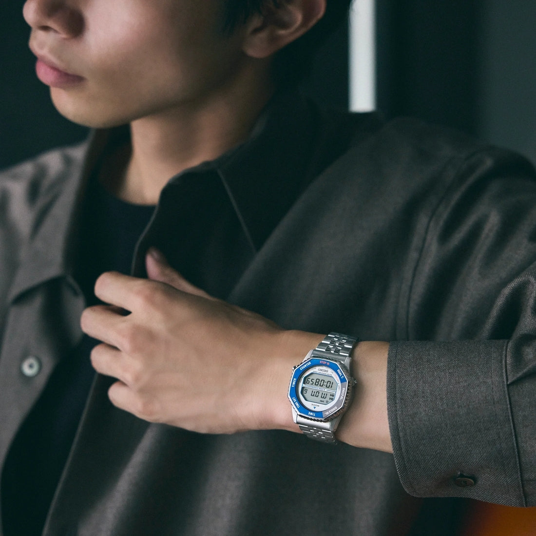 Orologio Seiko SMGG21P1 riedizione Rotocall blu e grigio