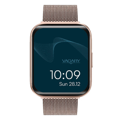 Smartwatch Vagary X03A-007VY mesh dorato rosa con microfono