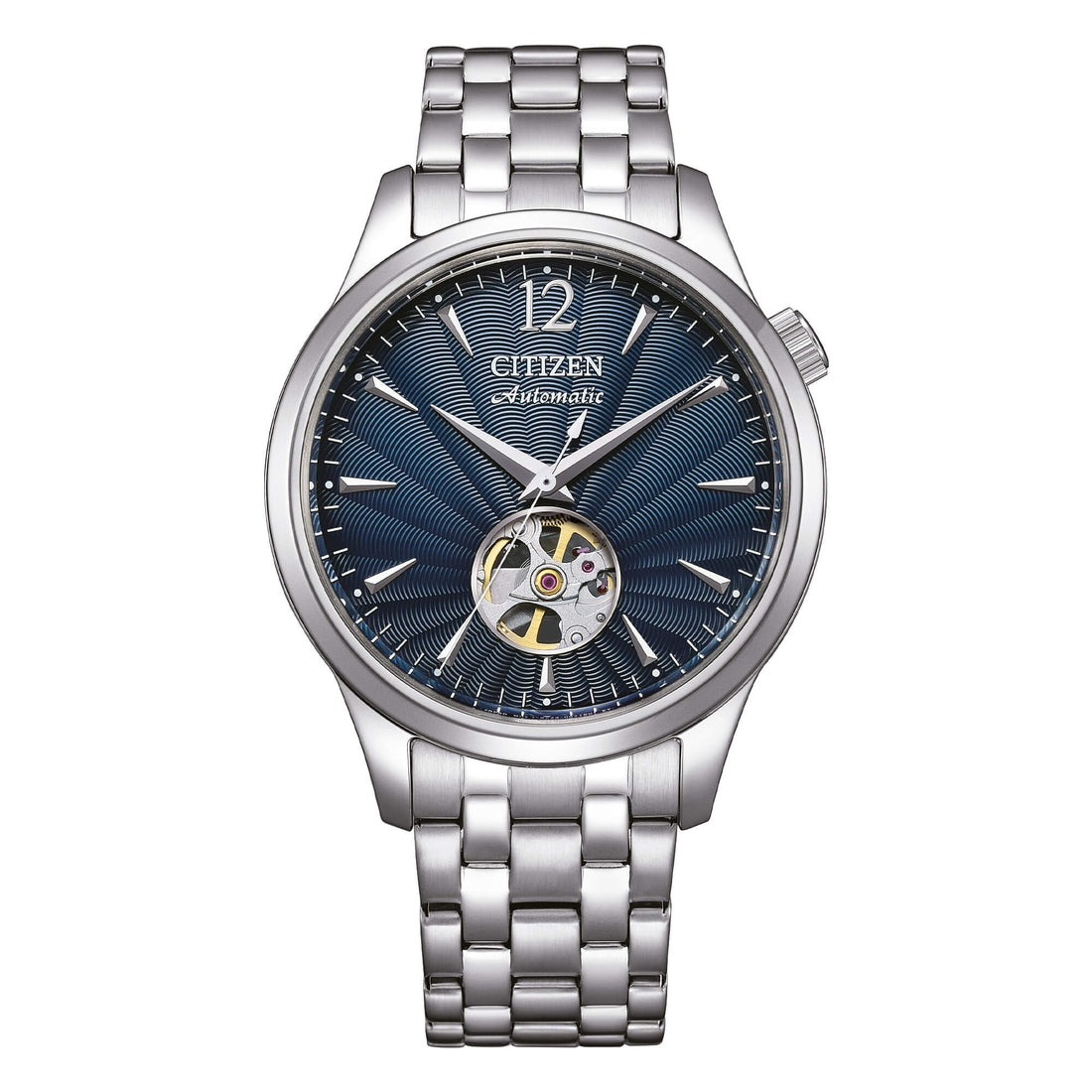 Orologio Citizen OF NH9131-73L automatico blu guillochè