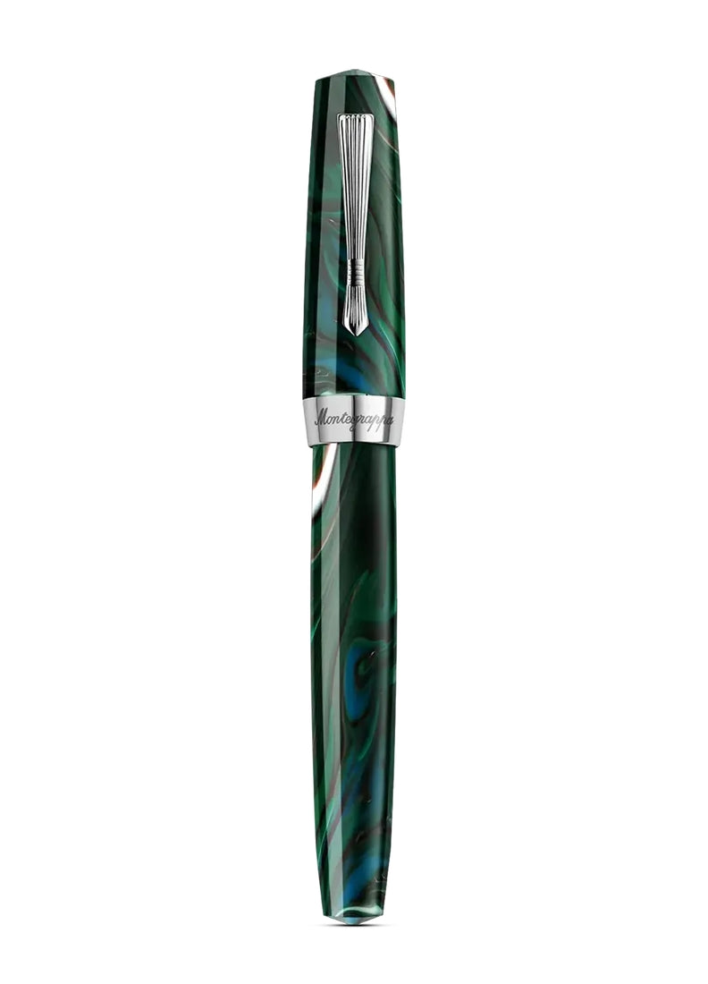 Montegrappa Elmo 01 Fantasy Blooms &ndash; Penna Roller In Resina Giallo Iris Con Dettagli Neri, Ispirazione Floreale