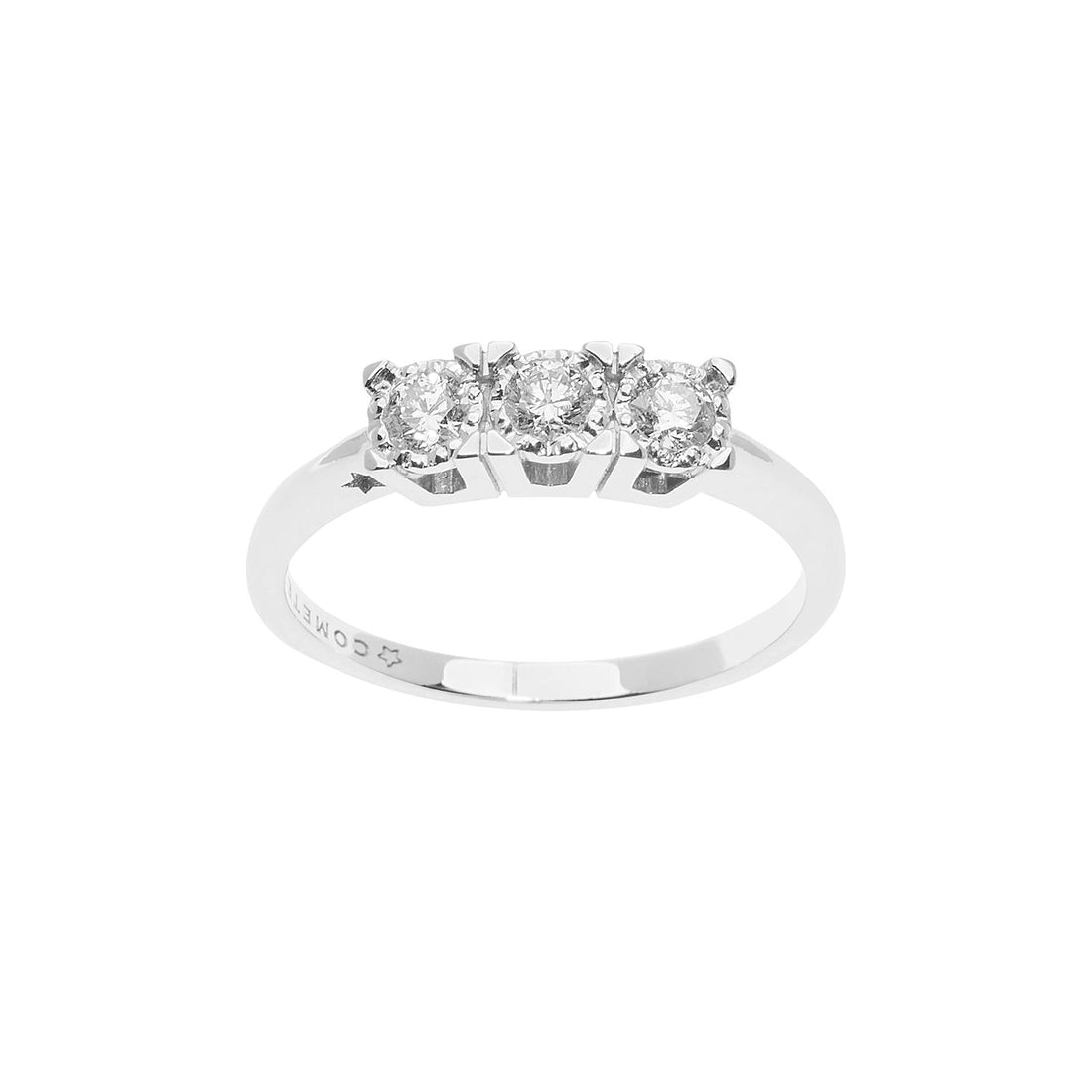 Anello trilogy Comete Gioielli brillanti ct 0,21 ANB 2641