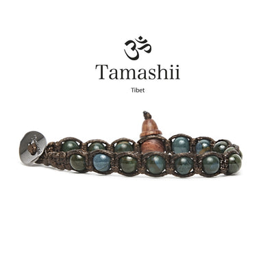 Bracciale mini Tamashii in pietra collar verde