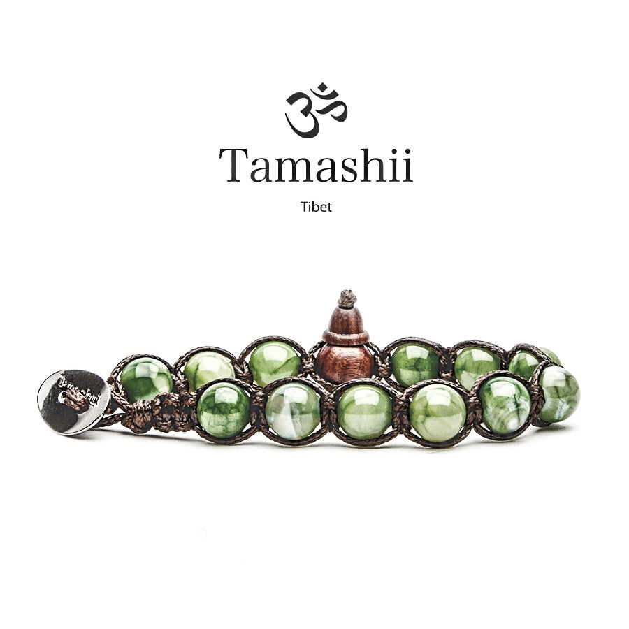 Bracciale Tamashii in agata verde menta
