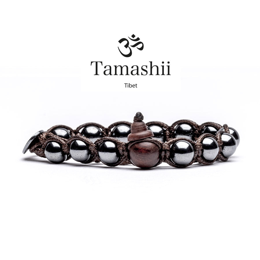 Bracciale unisex Tamashii in ematite 8mm