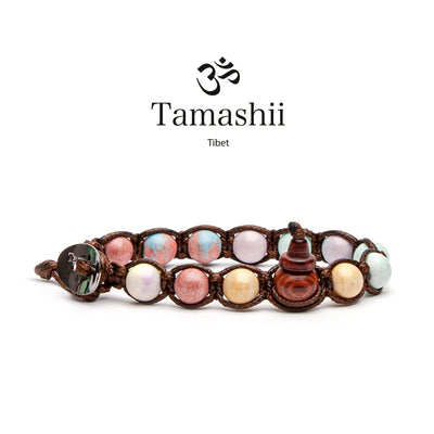 Bracciale Tamashii a un giro in rainbow stone