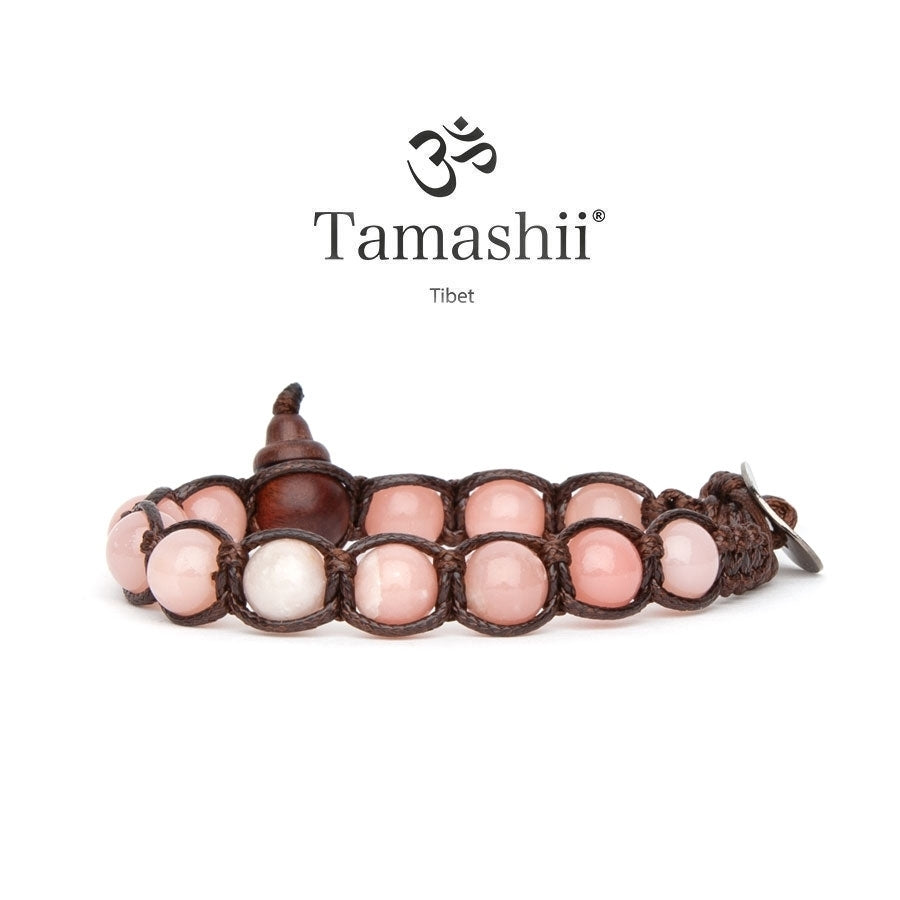 Bracciale Tamashii a un giro in opale rosa BHS900-290