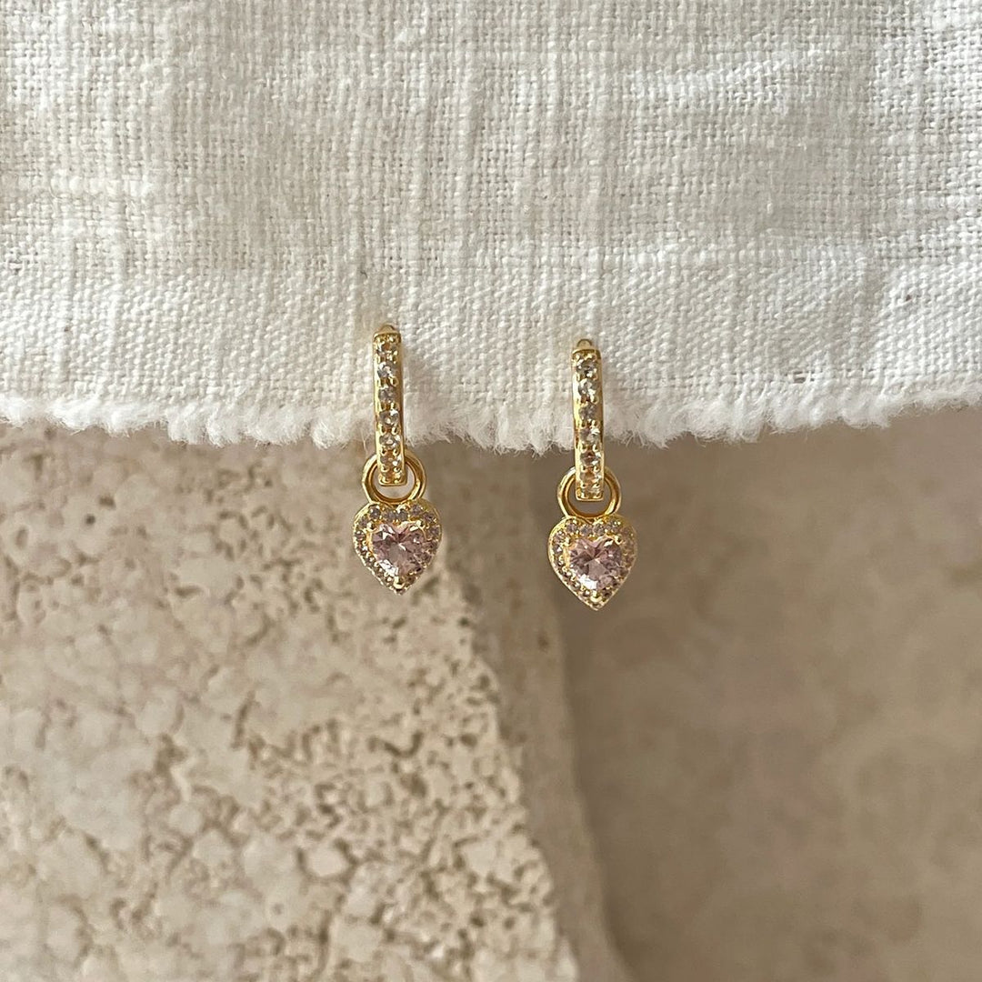 DJADEE Orecchini A Cerchio Placcati Oro 24K - Set Da 30 E 50 Mm Con Zirconi, Ipoallergenici E Impermeabili, Oro/Aspetto Argento