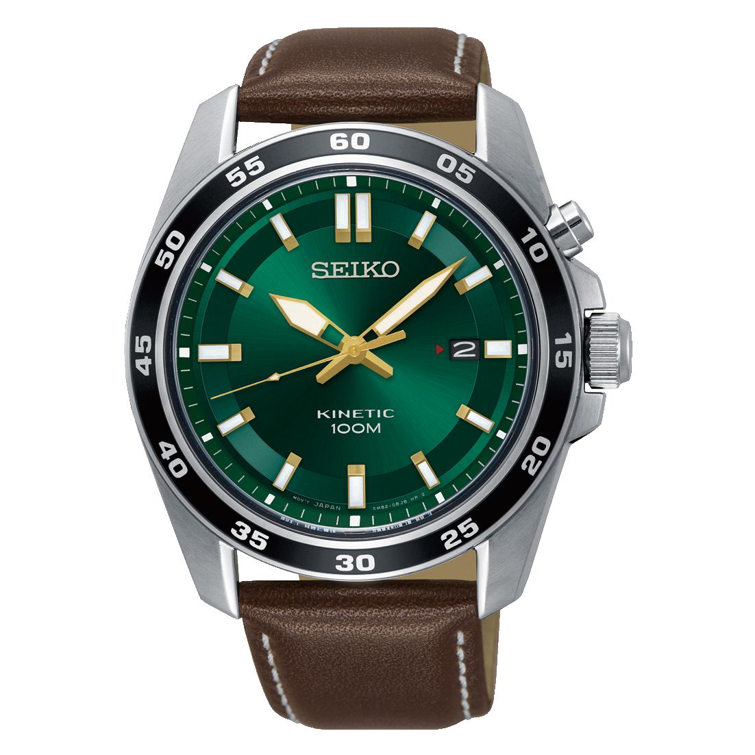 Orologio Seiko Sport SKA791P1 orologio Kinetic verde