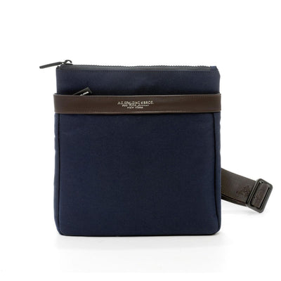 Tracolla Spalding & Bros Cross Body Bag Smart in pelle blù