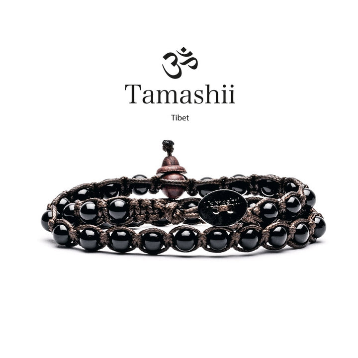 Original Tamashii® Celebration Bracelet in 925 Silver and Onyx beads