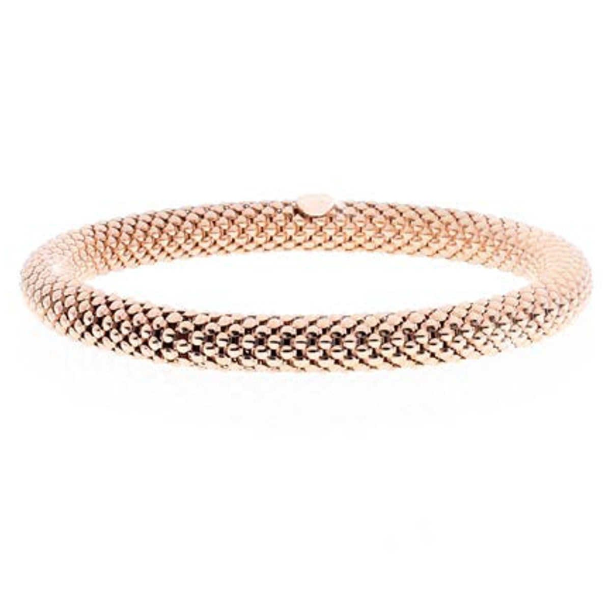 Bracciale Unoaerre 5014 elastico in argento dorato rosa