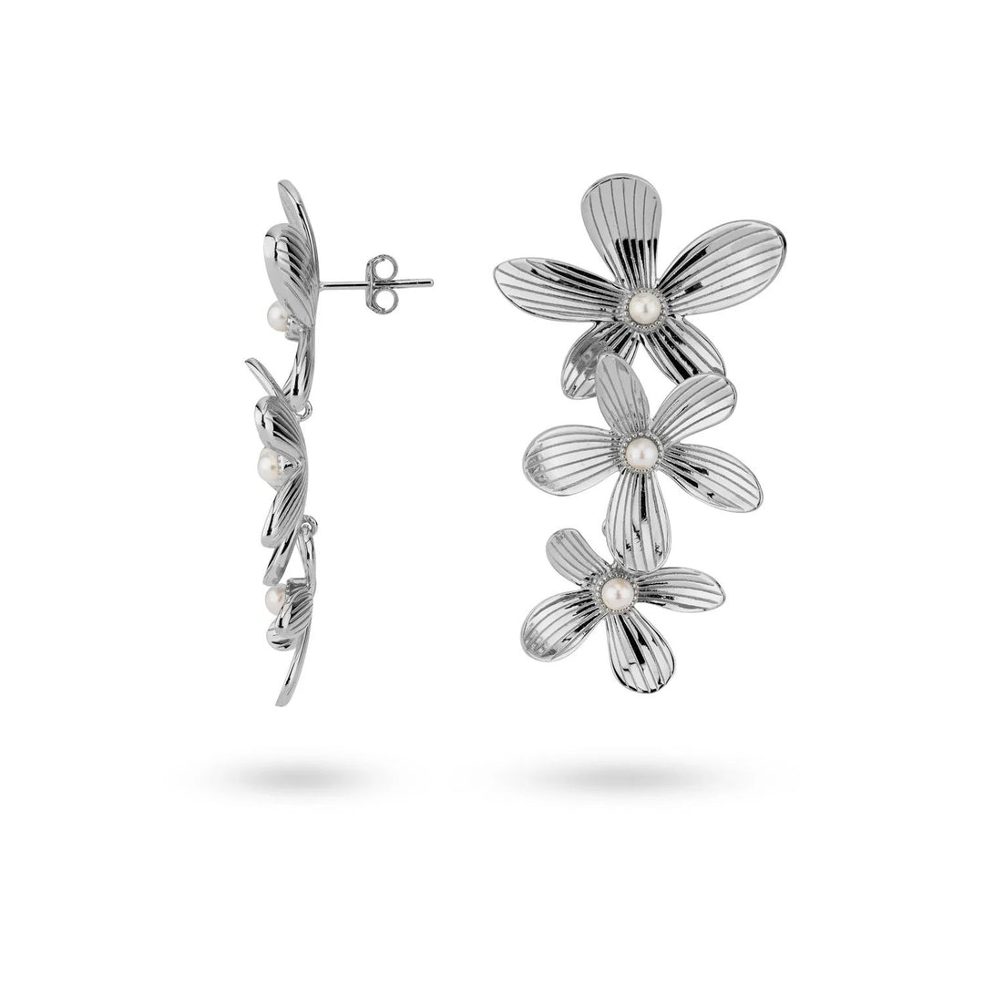 Set Di 24 Paia Di Orecchini A Perla In Plastica, 4 Misure (6-12 Mm), Bianchi E Beige, Ipoallergenici - 2