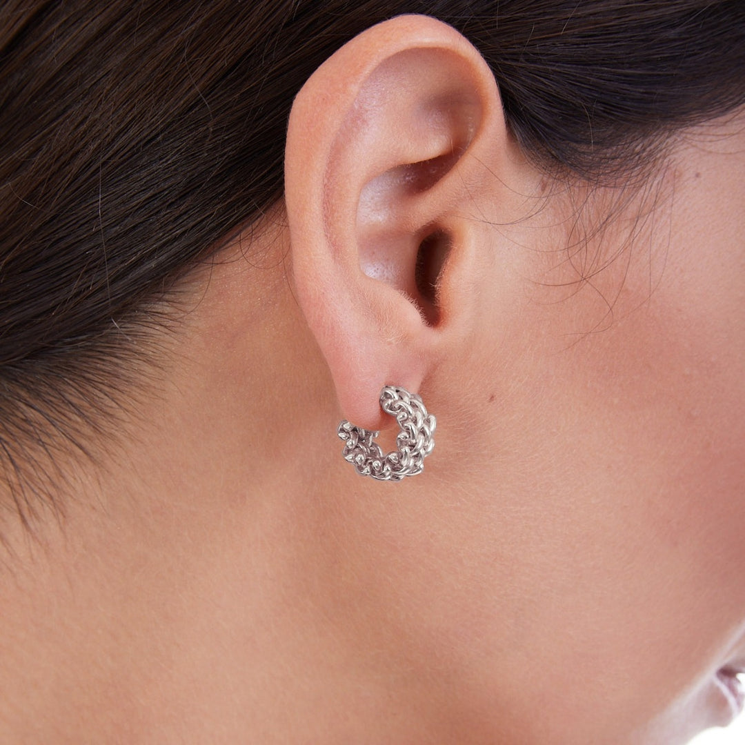 AbaSchmuck Orecchini pendenti in argento 925 onice, Argento AbaSchmuck Orecchini pendenti in argento 925 onice, Argento
