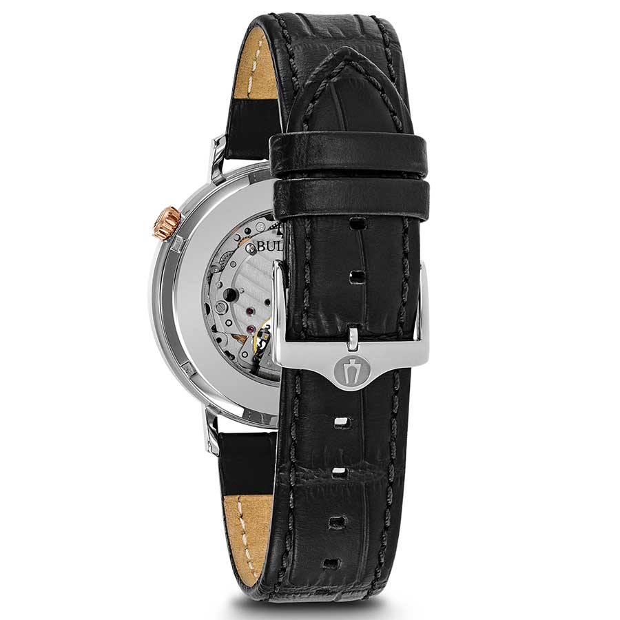 Đồng Hồ Nam Bulova Automatic 98A187 Dây Da Chính Hãng