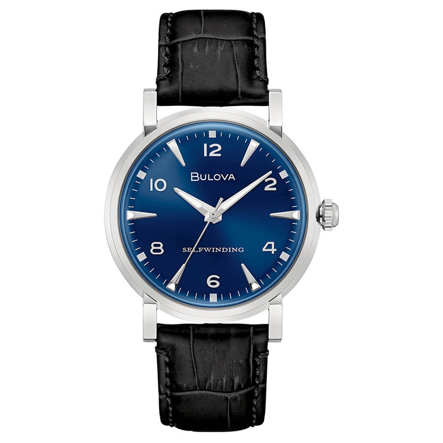 Orologio Automatico Uomo Bulova Solo Tempo Clipper In Acciaio - Verre Gioielli Orologio Automatico Uomo Bulova Solo Tempo Clipper In Acciaio - Verre Gioielli