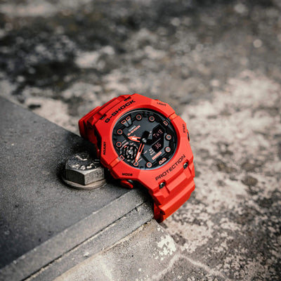 Orologio G-Shock GA-B001-4AER rosso Bluetooth