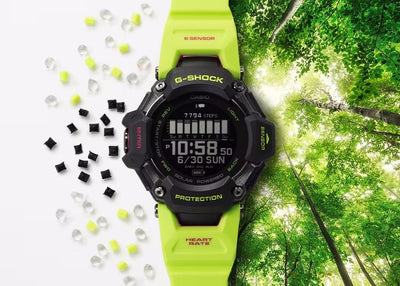 Orologio G-Shock con GPS GBD-H2000-1A9ER nero e fluo