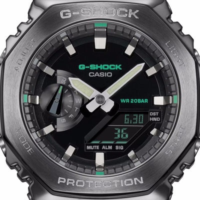 Orologio G-Shock GM-2100CB-3AER cinturino tessuto verde militare