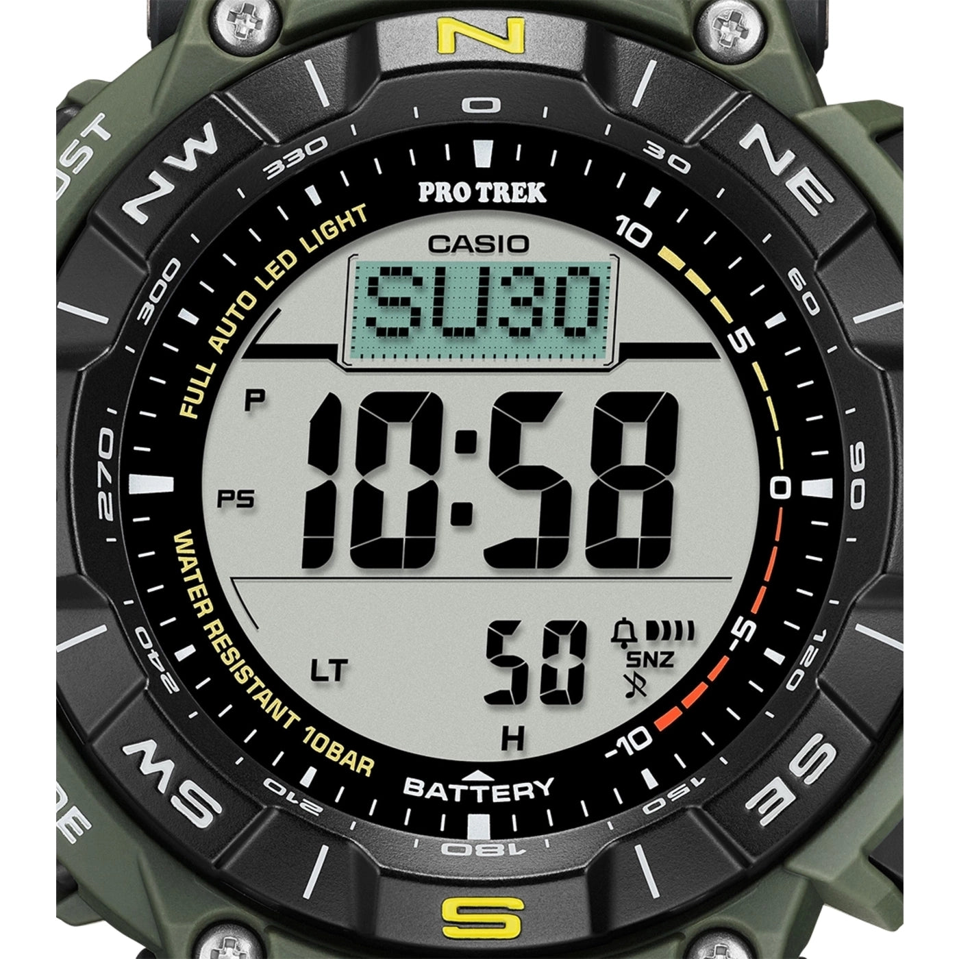 Casio Pro Trek PRG-340-3ER verde militare | Gioielli Paladini