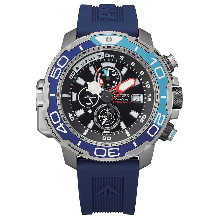 Orologio Citizen BJ2169-08E cronografo Promaster Acqualand blu