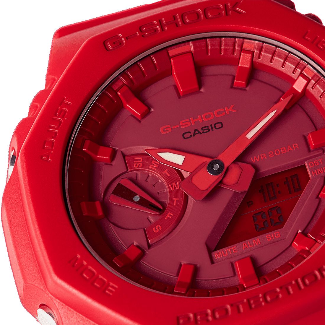 Orologio G-Shock GA-2100-4AER rosso in carbonio