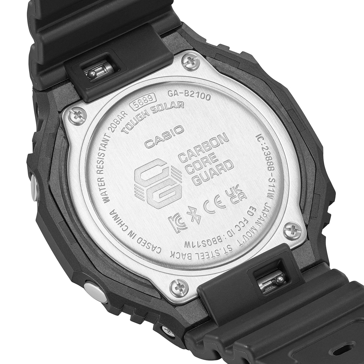 Orologio G-Shock GA-B2100-1A1ER nero Stealth carica solare