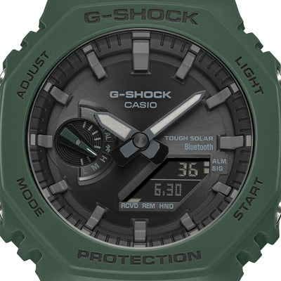 Orologio G-Shock GA-B2100-3AER verde a carica solare