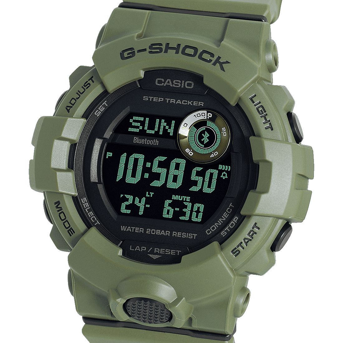 Orologio G-Shock GBD-800UC-3ER verde militare contapassi