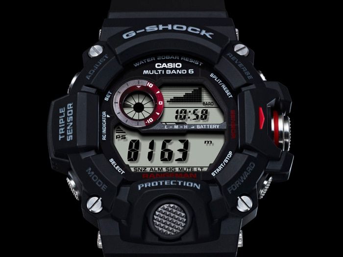 Orologio G-Shock GW-9400-1ER Rangeman nero e rosso