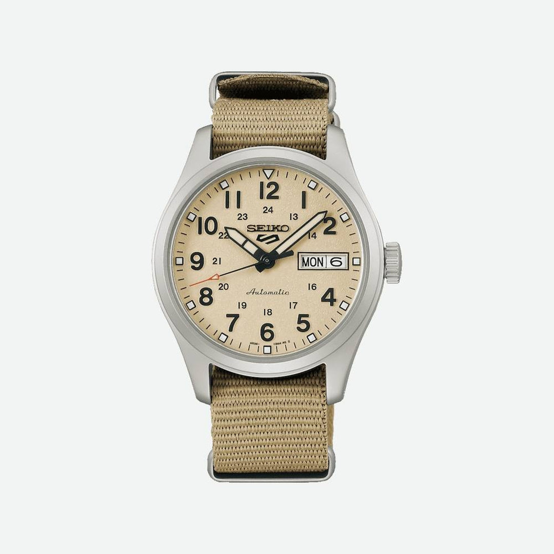 Seiko 5 Sports SRPJ83K1 field watch 36mm unisex khaki