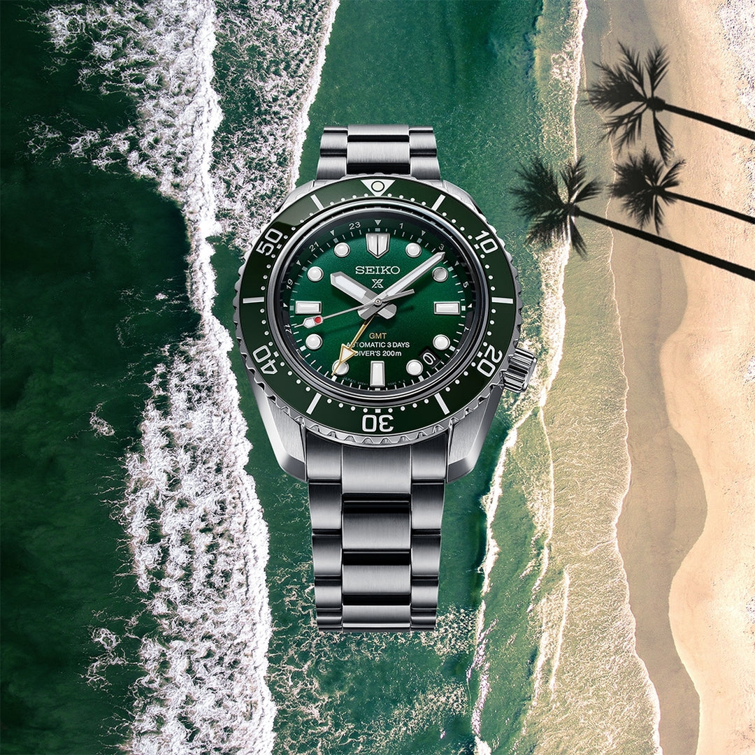 Orologio Seiko Prospex GMT SPB381J1 auto verde Paladini
