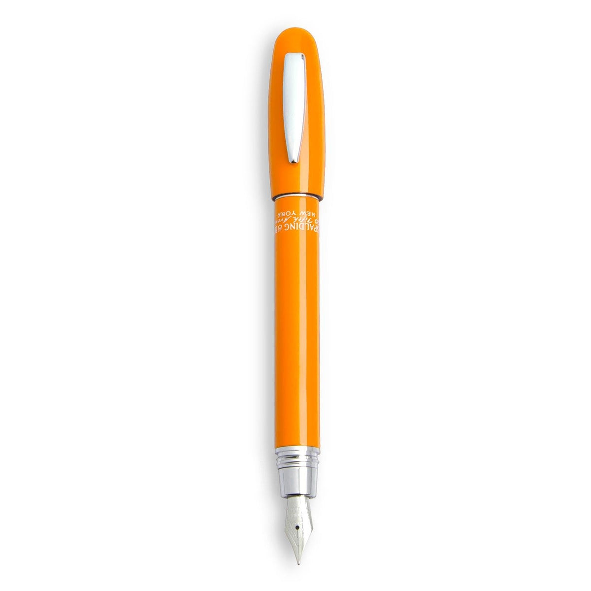 Penna stilografica Short Classic Spalding & Bros arancio