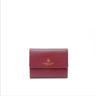 Portafoglio donna Spalding & Bros Tiffany small Continental rosso